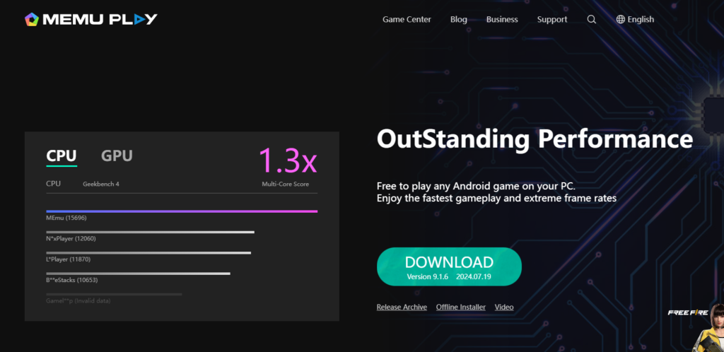 Memu Play Android Emulator