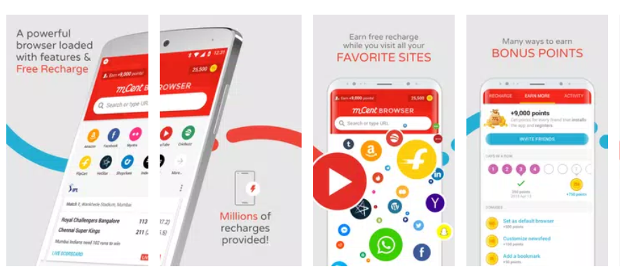 mCent browser App details